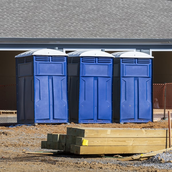 are there any restrictions on where i can place the portable restrooms during my rental period in Lopez Pennsylvania